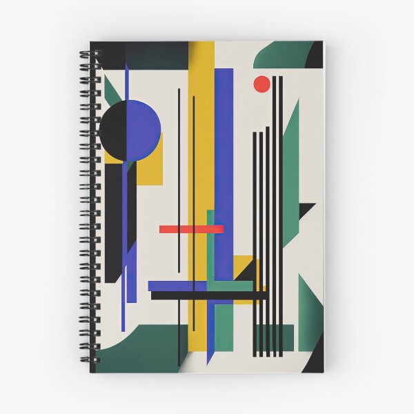 Aperçu de l'œuvre Formes Bauhaus minimalistes créée et vendue par WaveTheory.