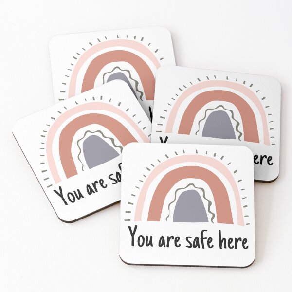 Item preview, You are safe here designed and sold by ThoughtJumble.