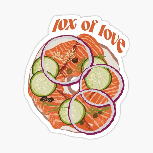Item preview, Lox of love - bagel and lox designed and sold by marnilauren.