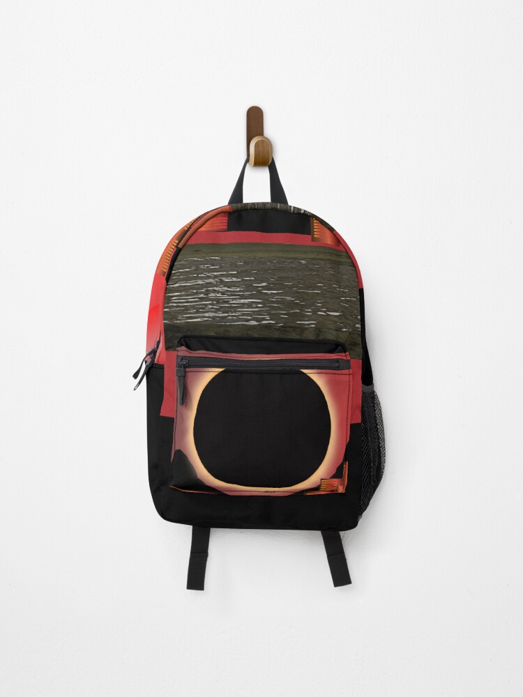 Thumbnail 1 of 3, Backpack, Deep Space Alien Eclipse designed and sold by RGSMOOTHFINGER.
