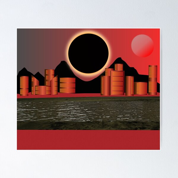 Item preview, Deep Space Alien Eclipse designed and sold by RGSMOOTHFINGER.