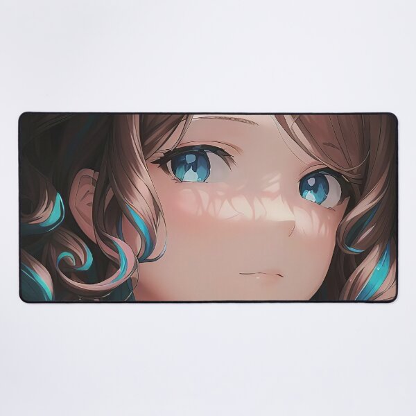 Item preview, Close Glance at a Curly Anime Beauty designed and sold by ECuteDesigns.