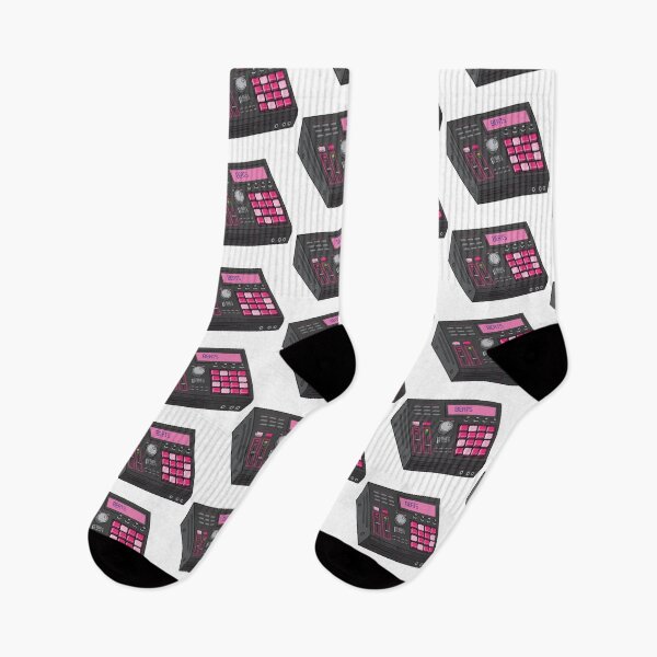 Item preview, Hip Hop Sampler Retro Graphic (Arsenic + Electric Pink Colorway) Analog / Music designed and sold by analogdigitalvz.