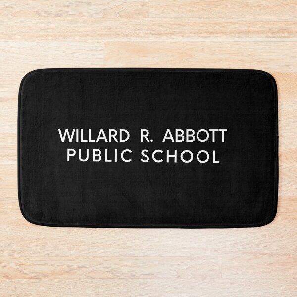 Artikelvorschau, Willard R. Abbott Public School (weiße Schrift) entworfen und verkauft von flying-flamingo.
