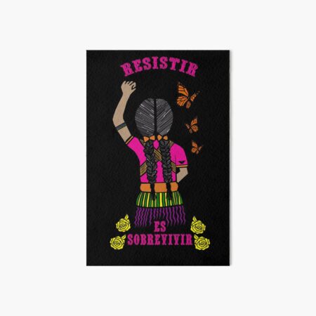 Resistir es sobrevivir Art Board Print