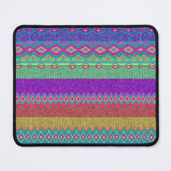 Item preview, Knitted Inspired Jewel Tone Ethnic Embellishments - Textile Patterns designed and sold by ttsayt1earth.