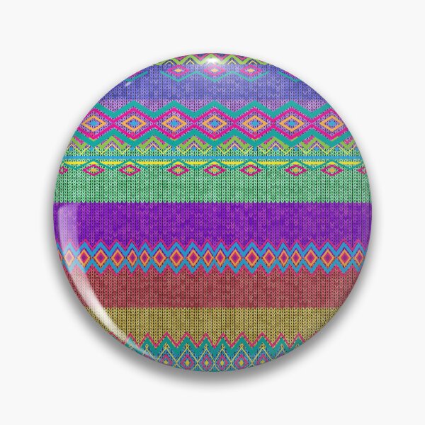 Item preview, Knitted Inspired Jewel Tone Ethnic Embellishments - Textile Patterns designed and sold by ttsayt1earth.