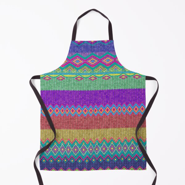 Item preview, Knitted Inspired Jewel Tone Ethnic Embellishments - Textile Patterns designed and sold by ttsayt1earth.