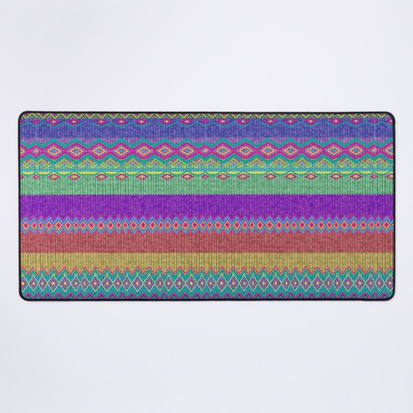 Item preview, Knitted Inspired Jewel Tone Ethnic Embellishments - Textile Patterns designed and sold by ttsayt1earth.