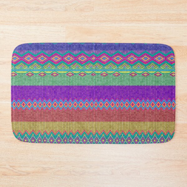 Item preview, Knitted Inspired Jewel Tone Ethnic Embellishments - Textile Patterns designed and sold by ttsayt1earth.