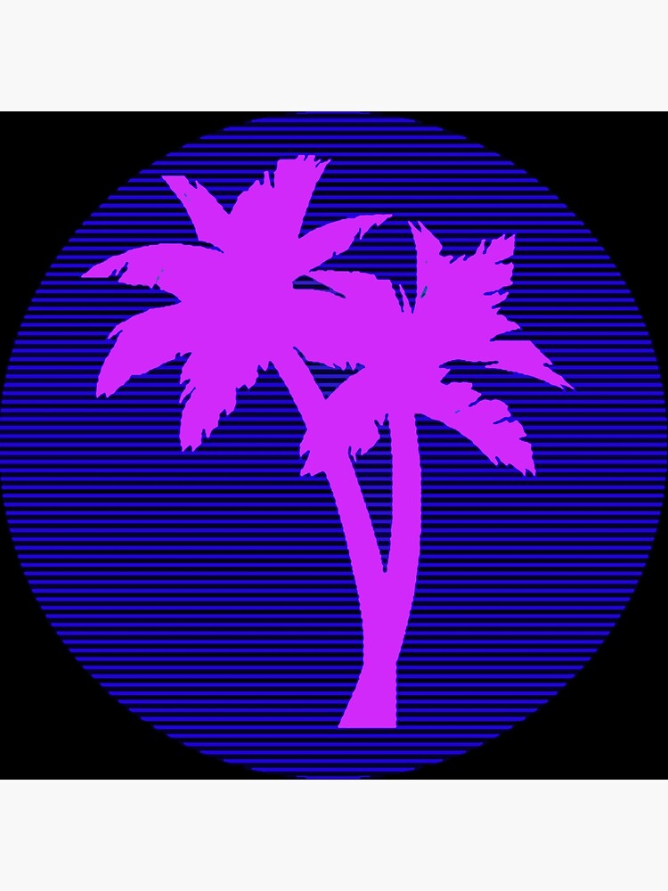 "Vaporwave Aesthetic Palm Tree" Poster for Sale by fergyfilms Redbubble
