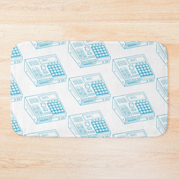 Item preview, Hip Hop Sampler Retro Graphic (Vivid Cerulean Lines) Analog / Music designed and sold by analogdigitalvz.