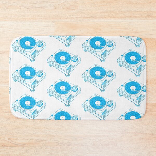 Item preview, Retro Hip Hop Boombox Graphic (Vivid Cerulean Lines) Analog / Music designed and sold by analogdigitalvz.