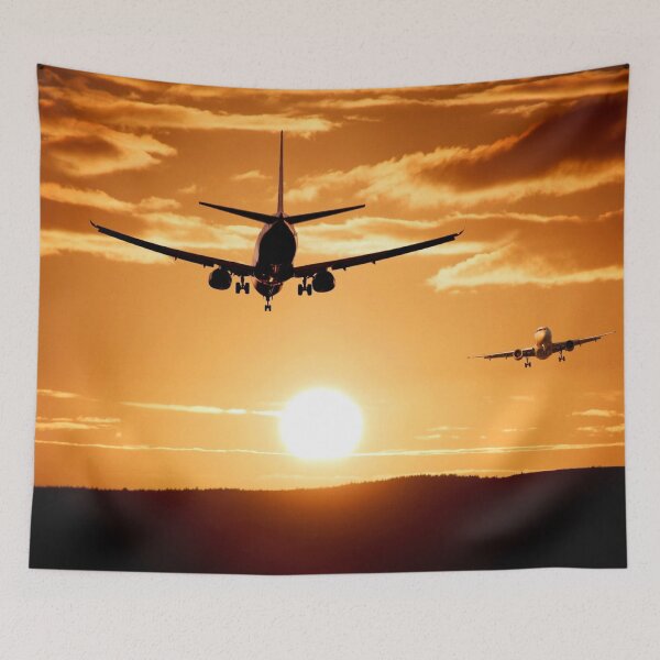 Item preview, AVIATION #41 - Airliner Departures and Arrivals at a Golden Sunrise/Sunset designed and sold by DEL-Productions.