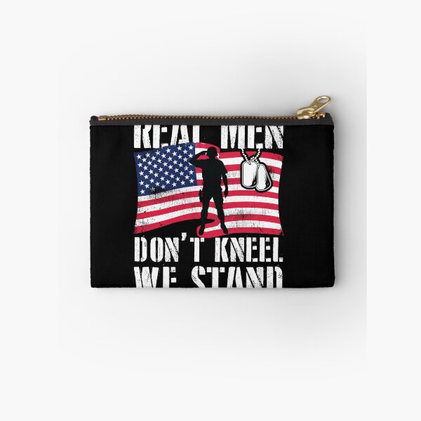 Item preview, Real Men Don't Kneel Dog Tags designed and sold by AurlexTees.