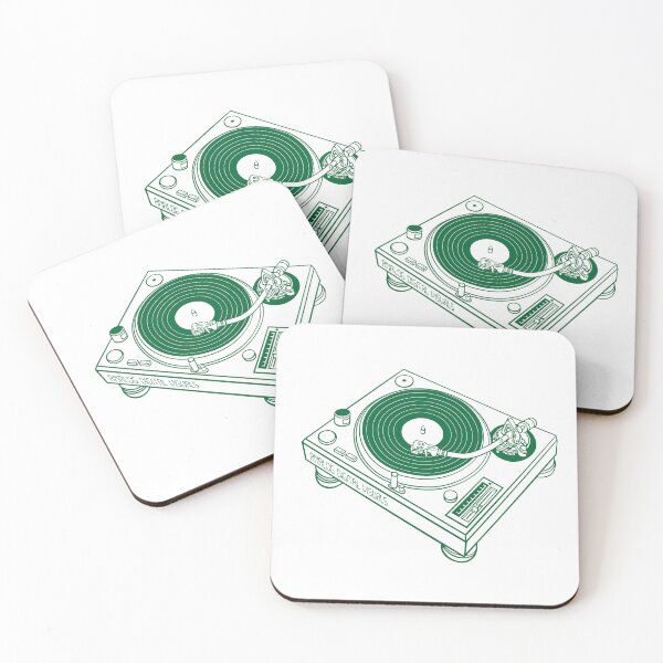 Item preview, Turntable (Cadmium Green Lines) Analog / Music  designed and sold by analogdigitalvz.