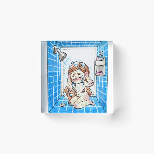 Item preview, Crying in the shower designed and sold by duckgobananas.