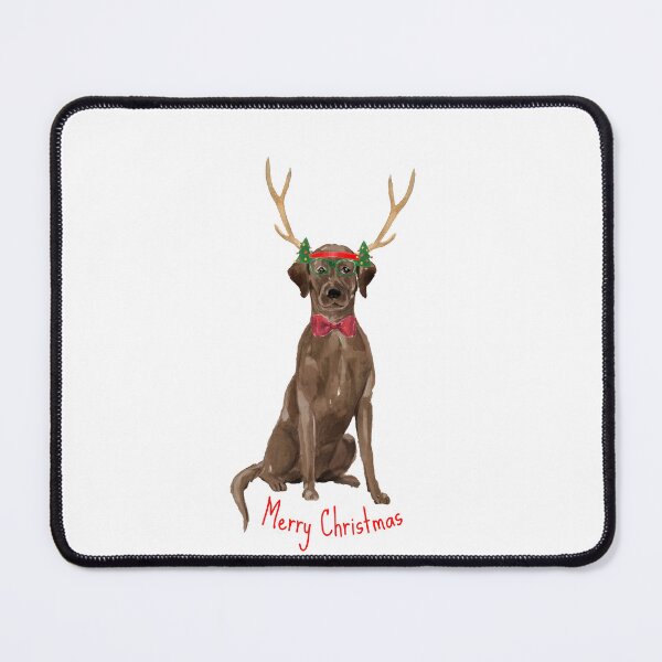 Item preview, Brown Labrador Christmas Dog designed and sold by beastieboutique.