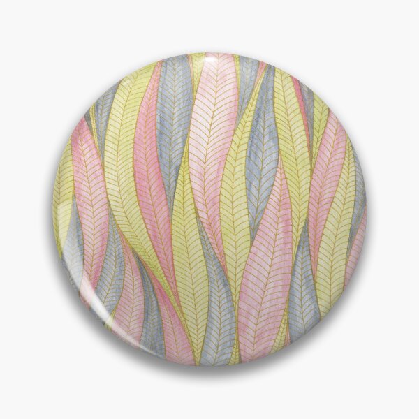 Item preview, Gray, pink and light green leaves with gold contours designed and sold by IrinaIkar.