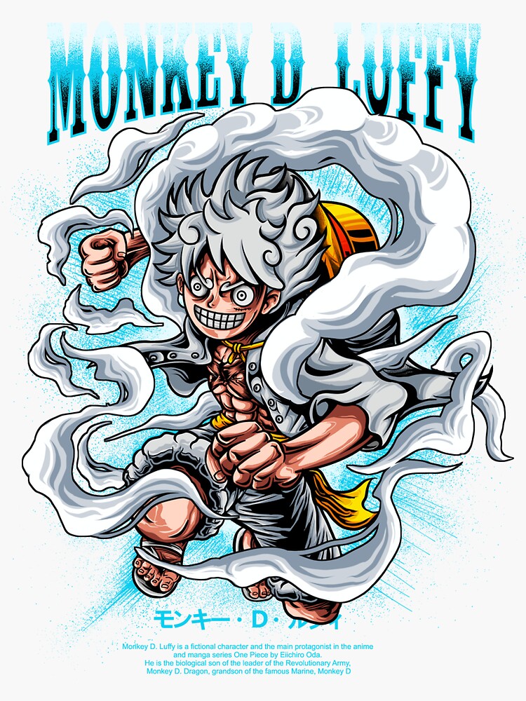 luffy gear 5 - one piece  Sticker for Sale by anime world