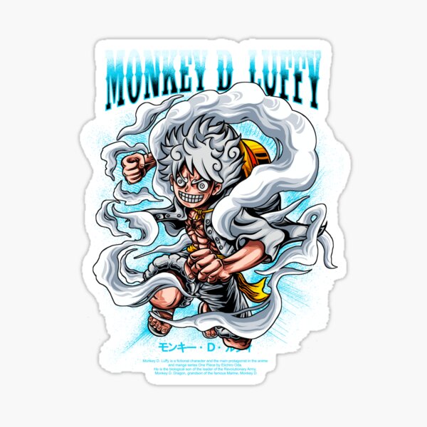 one piece luffy gear 5 Sticker by todorocklee in 2023