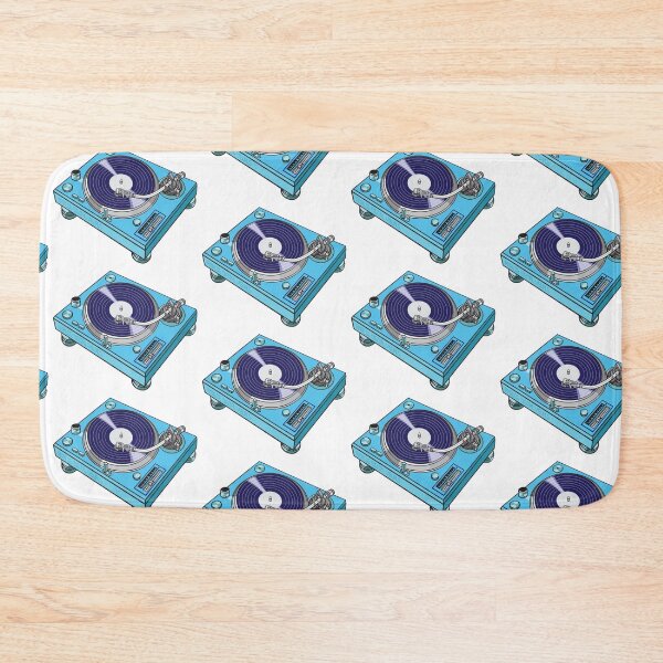 Item preview, Turntable (Cerulean + Intergalactic Cowboy Colorway) Analog / Music designed and sold by analogdigitalvz.