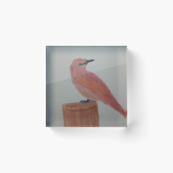Item preview, Red bird on post designed and sold by WildNature129.