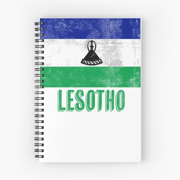 Item preview, Flag of Lesotho "Grunge" look. designed and sold by KTSubz Faith & Fun Designs.
