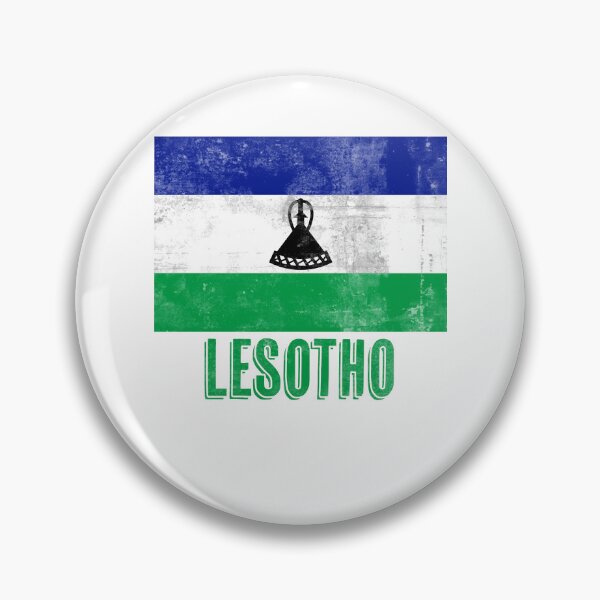 Item preview, Flag of Lesotho "Grunge" look. designed and sold by KTSubz Faith & Fun Designs.