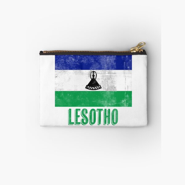 Item preview, Flag of Lesotho "Grunge" look. designed and sold by KTSubz Faith & Fun Designs.