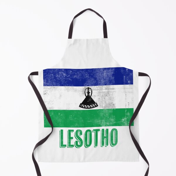 Item preview, Flag of Lesotho "Grunge" look. designed and sold by KTSubz Faith & Fun Designs.
