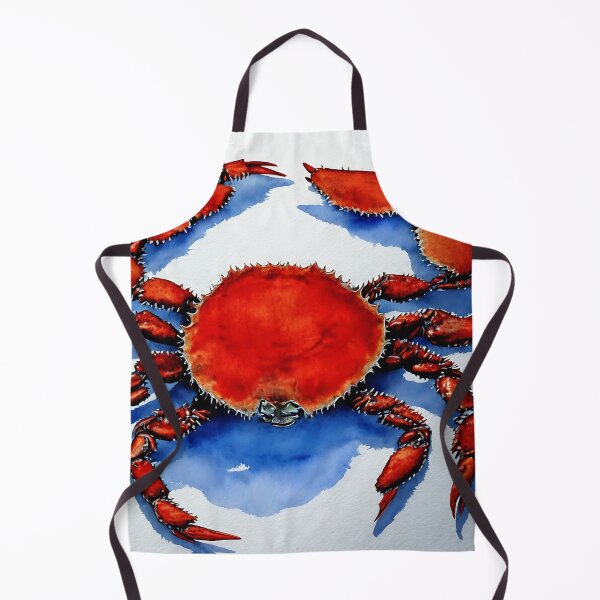 Artikelvorschau, Crab highly detailed watercolor painting entworfen und verkauft von DrawItOnce.