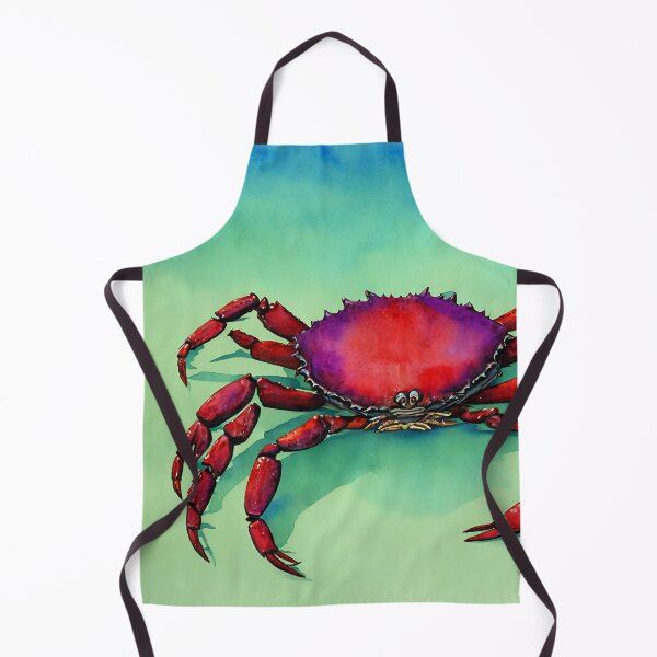 Artikelvorschau, Crab highly detailed watercolor painting entworfen und verkauft von DrawItOnce.