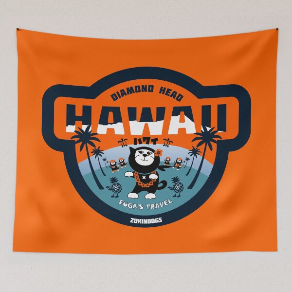 Item preview, FŪGA's Travel (Hawaii) designed and sold by ZUKINDOGS-JP.