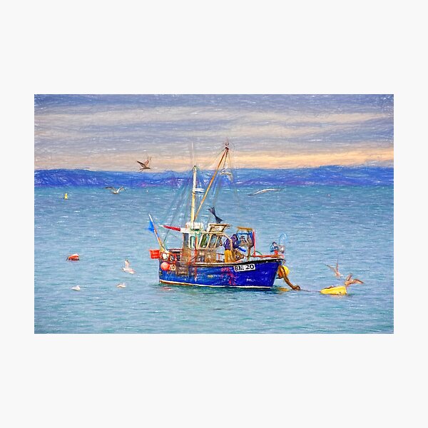Item preview, Feeding The Gulls - Impressions designed and sold by Dorset Girl.