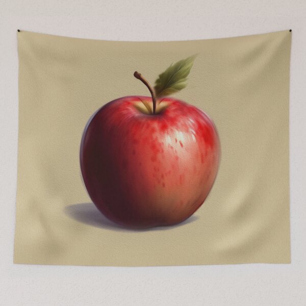 Item preview, Single red apple designed and sold by cr6zym1nd.