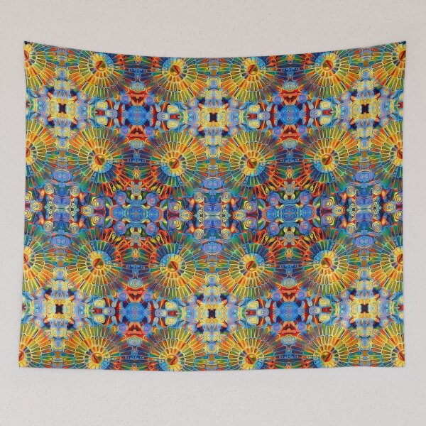 Item preview, Rainbow Metal Patio Garden Table Pattern designed and sold by SanArtcisco.