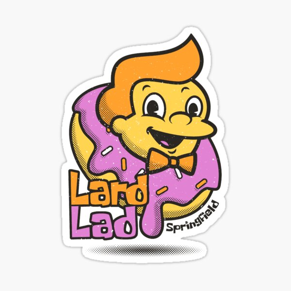 "Lard Lad" Sticker for Sale by se7te Redbubble