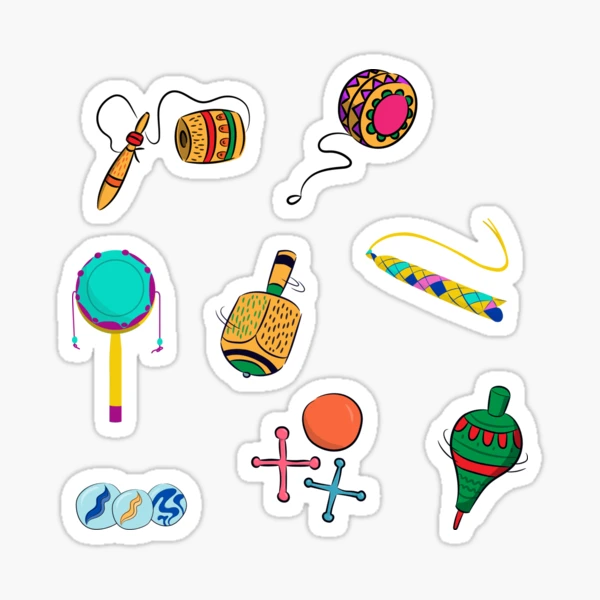 Pegatina con la obra «Juguetes mexicanos » de Yayis2088 Redbubble