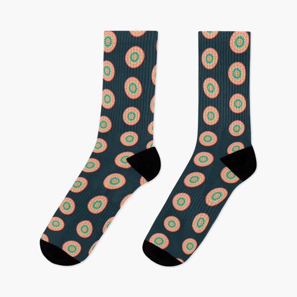 Item preview, Sun pattern retro style design black and rose gold designed and sold by Bakkia.