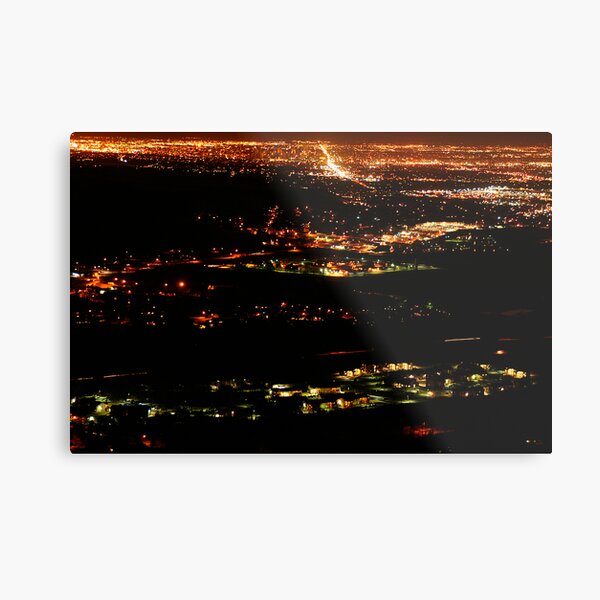 Golden Colorado at Night Metal Print