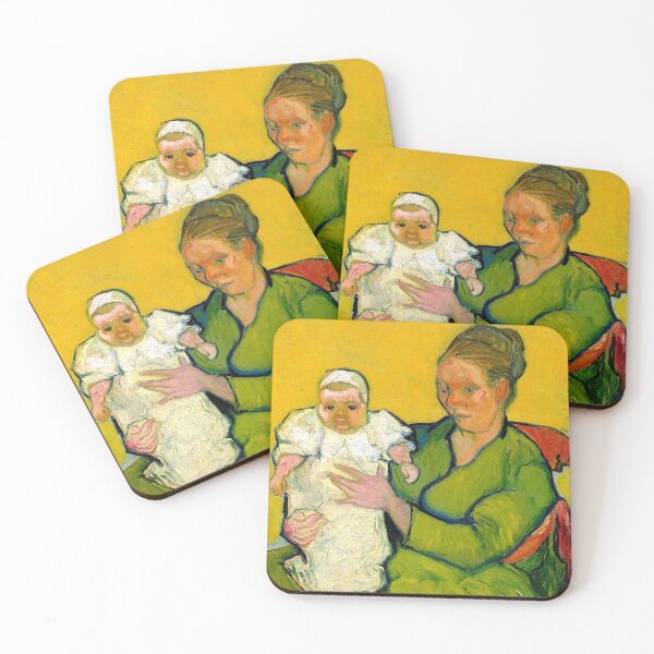 Item preview, Portrait of Madame Augustine Roulin and Baby Marcelle - Vincent van Gogh designed and sold by SimpleJoyStyle.