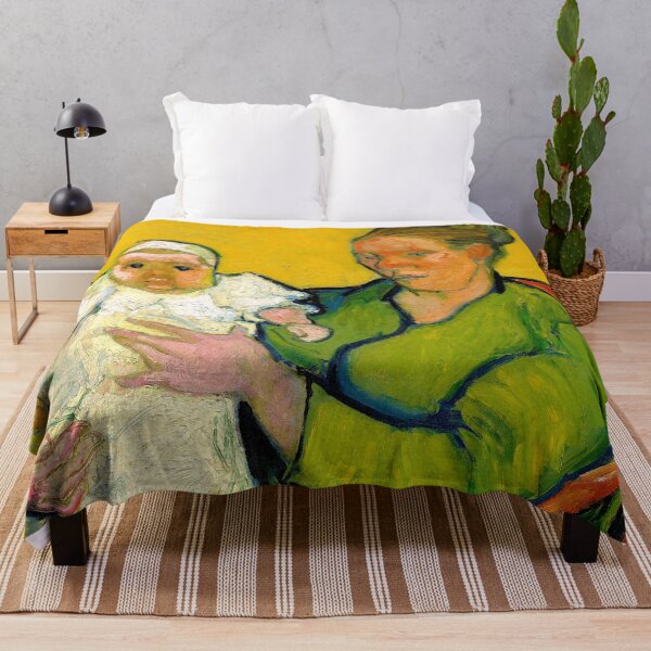 Item preview, Portrait of Madame Augustine Roulin and Baby Marcelle - Vincent van Gogh designed and sold by SimpleJoyStyle.