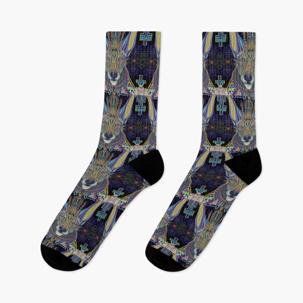 Item preview, Egyptian Aztec Mayan Fractal Cosmic Dog designed and sold by DESIGNERCATS.