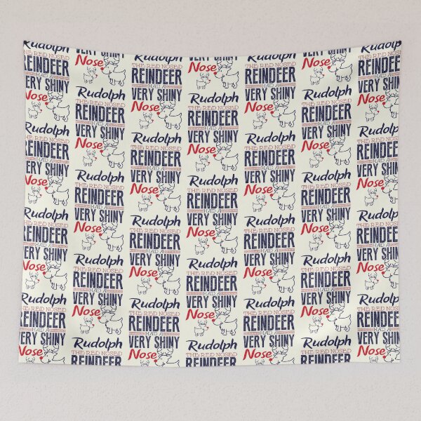 Item preview, Rudolph the red nosed reindeer had a very shiny nose!  designed and sold by nektarinchen.