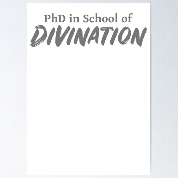 Item preview, PhD in School of Divination DND 5e Pathfinder RPG Role Playing Tabletop RNG designed and sold by geekydesigner.