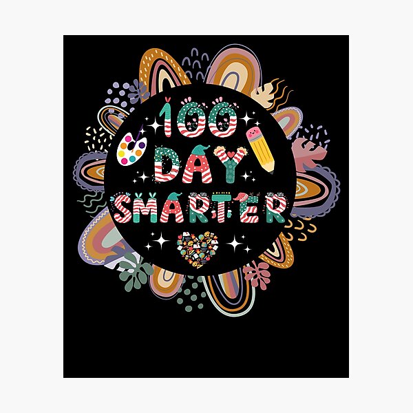 Item preview, 100 Days Smarter Teacher Or Student 100th Day Of School designed and sold by M7MED12.