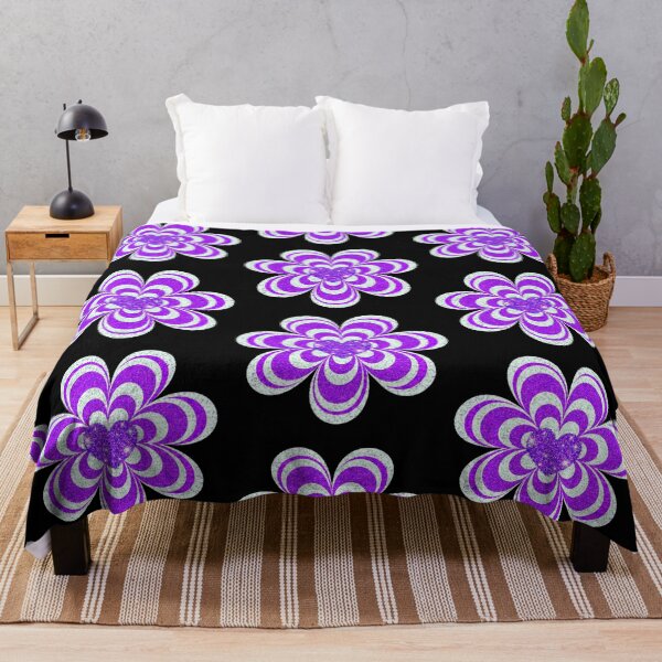 Item preview, Psychedelic Heart Flower; purple version designed and sold by mbuz90.