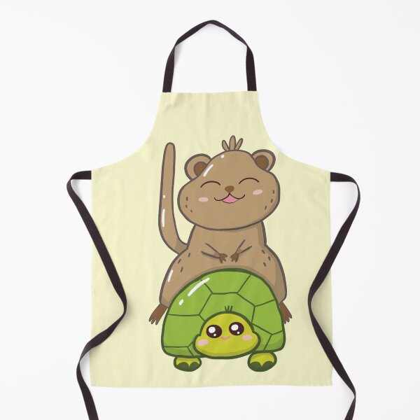 Item preview, Cute Quokka riding a tortoise. designed and sold by kyooties kwaii.