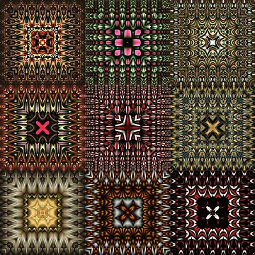 Artwork thumbnail, Patchwork (pattern) by Yampimon